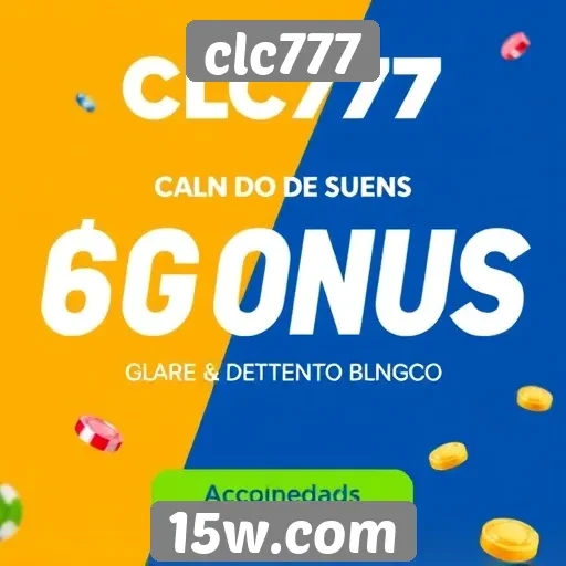 novos bônus de inscrição no site clc777